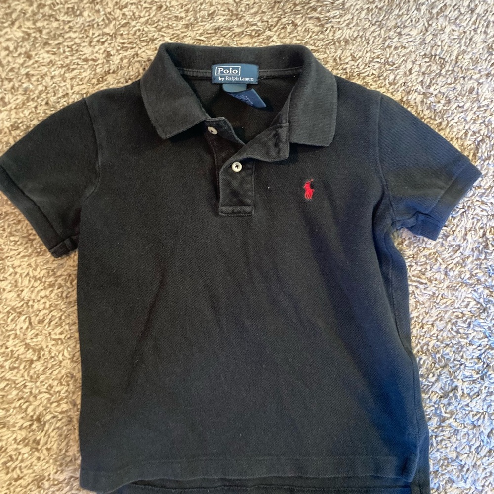 Polo by Ralph Lauren Kids Black Polo Shirt size 4T